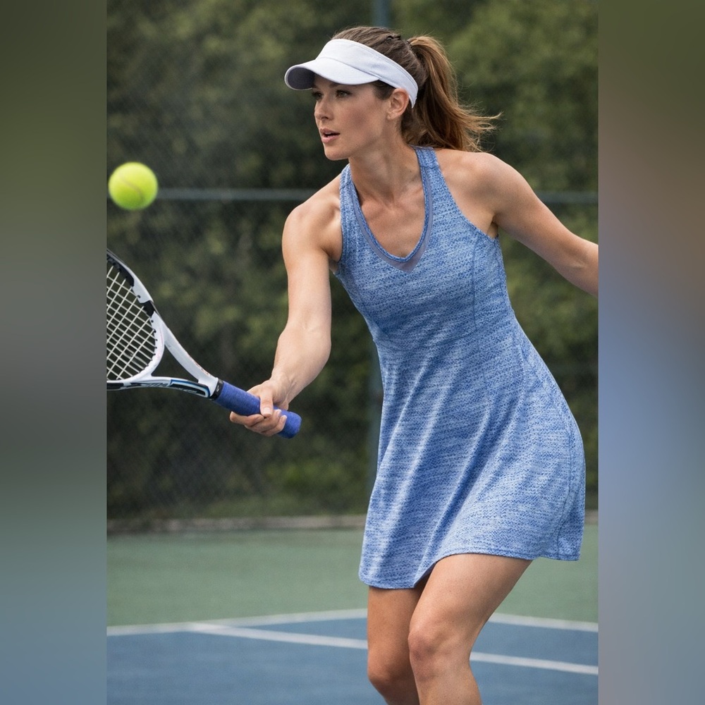 Mondetta Blue Sleeveless Dress Athletic - S - CO Vietnam
